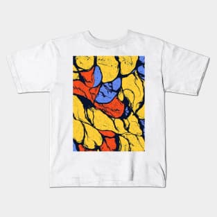 Chromatic Botanic Abstraction #3 Kids T-Shirt